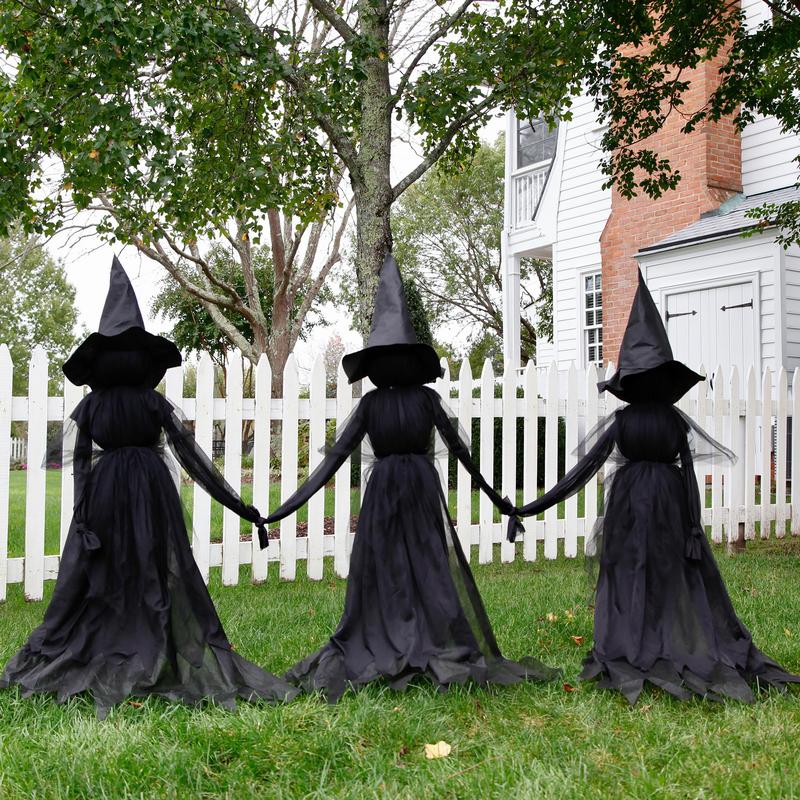 🔥🎃2025 Halloween Sale 🧙‍♀️Lighted Halloween Witch Stakes
