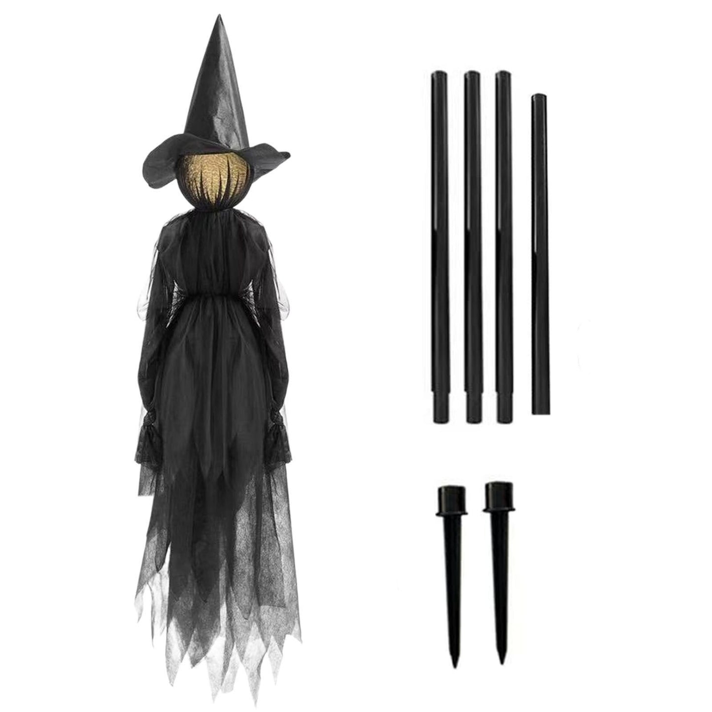 🔥🎃2025 Halloween Sale 🧙‍♀️Lighted Halloween Witch Stakes
