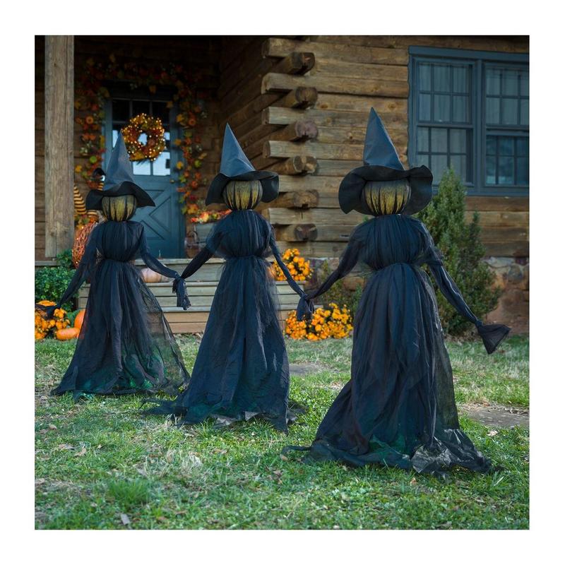 🔥🎃2025 Halloween Sale 🧙‍♀️Lighted Halloween Witch Stakes